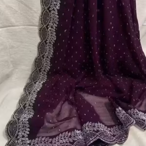 Diamond work Traditional Fancy Saree
